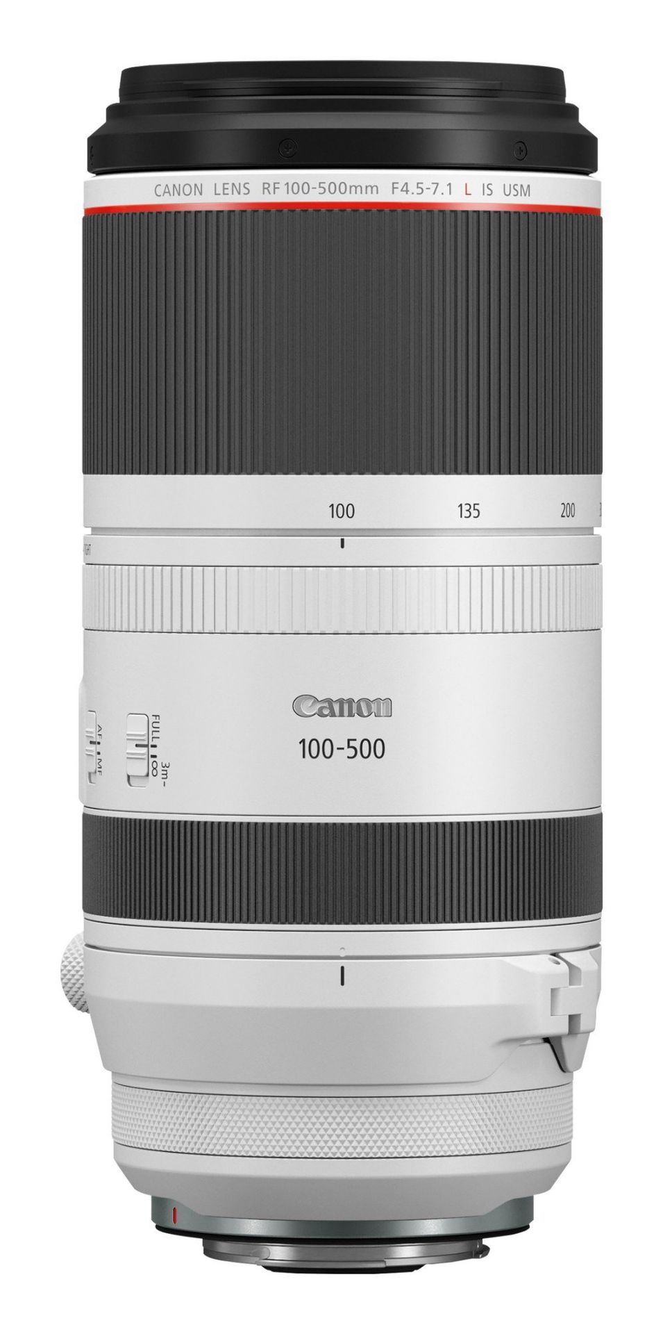 CANON RF 100-500 mm f/4.5-7.1L IS USM Telephoto Zoom Lens, White - Image 1