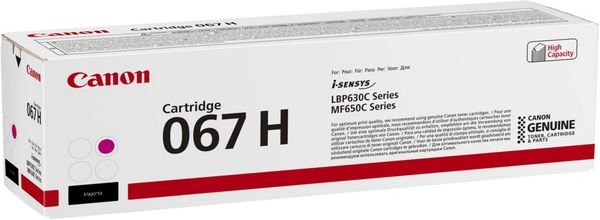 Canon 067H toner cartridge 1 pc(s) Original Magenta
