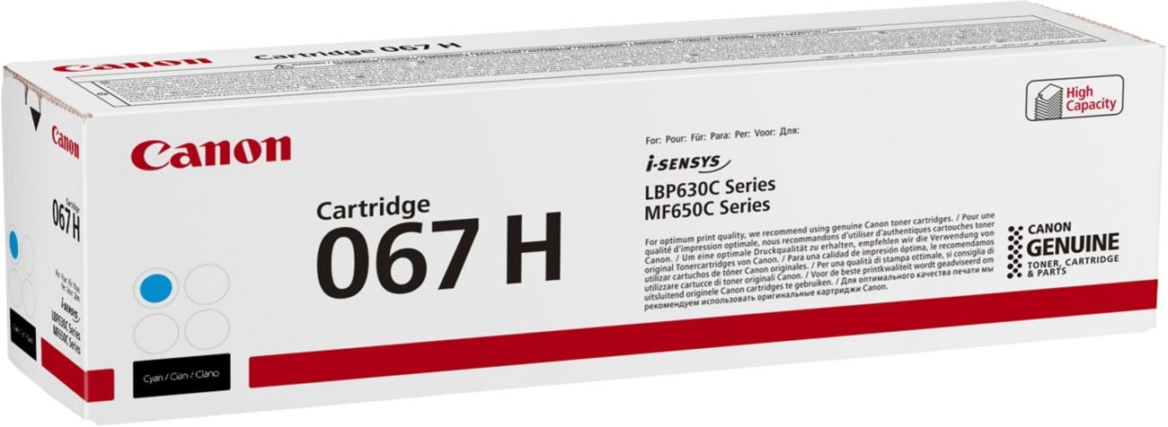 Canon 067H toner cartridge 1 pc(s) Original Cyan - Image 1