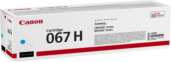Canon 067H toner cartridge 1 pc(s) Original Cyan