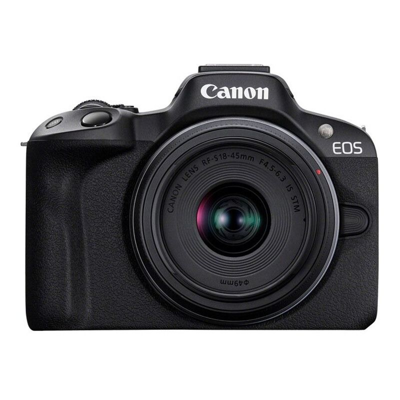 Canon EOS R50. Black + RF-S 18-45mm F4.5-6.3 IS STM Kit - Image 1