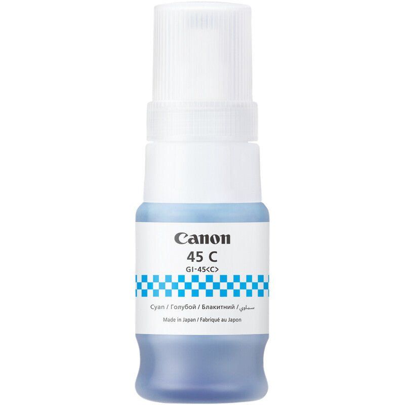 Canon 6285C001/GI-45C Ink bottle cyan. 3K pages ISO/IEC 19752 40ml for - Image 1