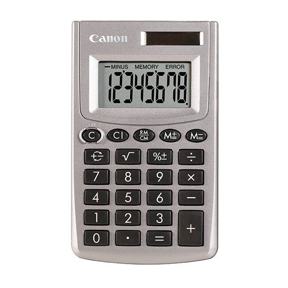Canon LS-270L calculator Pocket Display Silver - Image 1