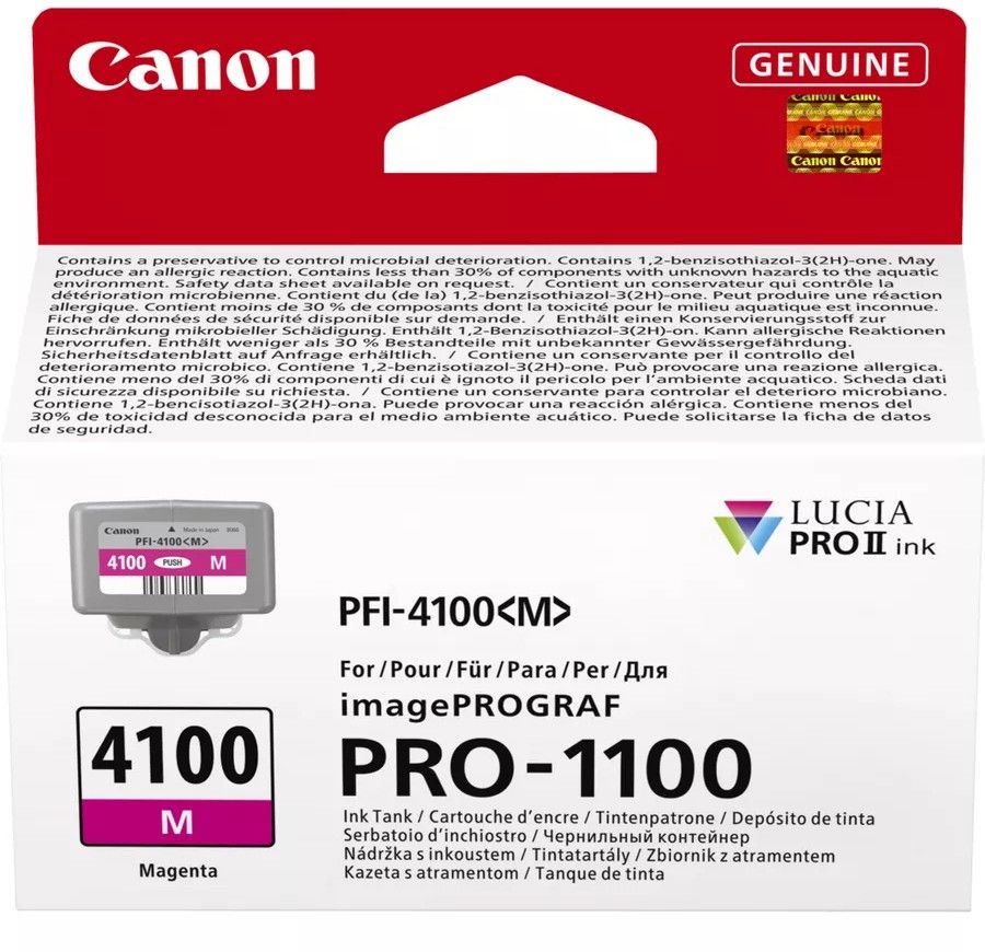 Canon 6779C001/PFI-4100M Ink cartridge magenta 80ml for Canon IPF PRO- - Image 1