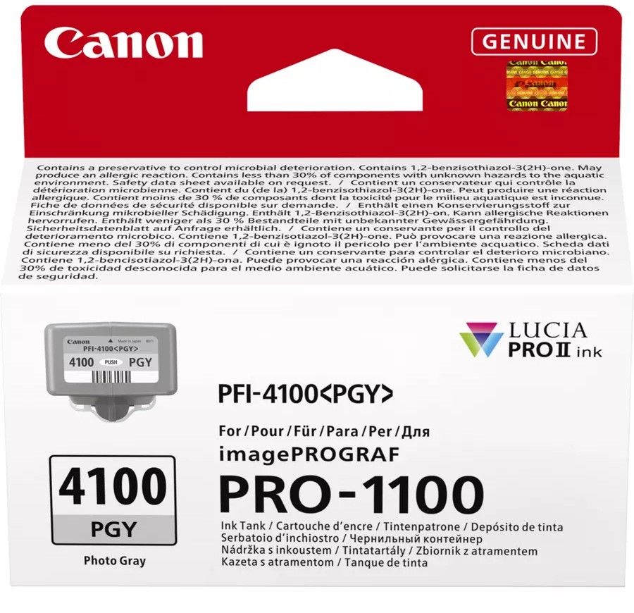 Canon 6784C001/PFI-4100PGY Ink cartridge photo gray 80ml for Canon IPF - Image 1
