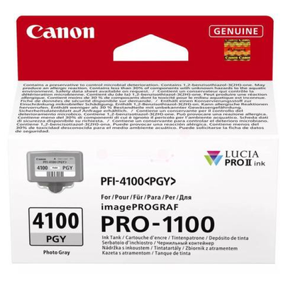 Canon 6784C001/PFI-4100PGY Ink cartridge photo gray 80ml for Canon IPF - Thumbnail 4
