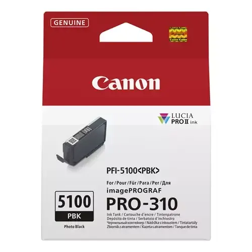 Canon PFI-5100 PBK ink cartridge 1 pc(s) Original Photo black - Image 1