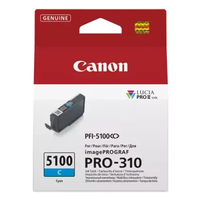 Canon 6953C001/PFI-5100C Ink cartridge cyan 842 Photos for Canon IPF P - Thumbnail 3