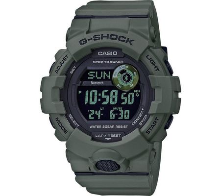 Casio G-Shock Sports Digital Chronograph Green Plastic Strap Watch GBD-800UC-3ER