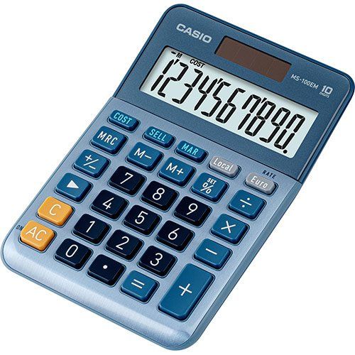 Casio MS-100EM calculator Desktop Display Multicolour - Image 1