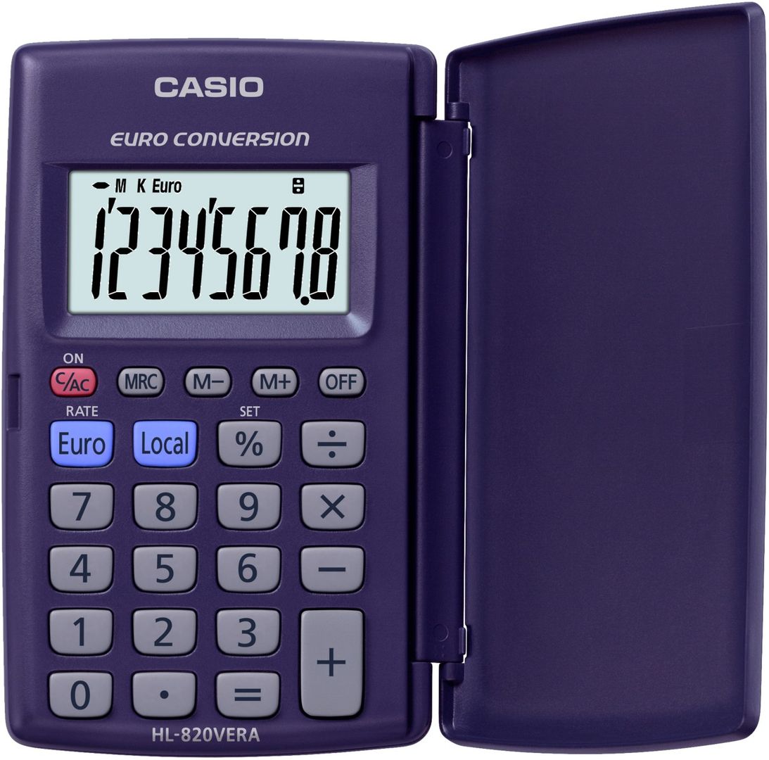 Casio HL-820VERA-WA-EP calculator Pocket Basic Blue - Image 1