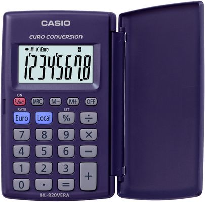 Casio HL-820VERA-WA-EP calculator Pocket Basic Blue