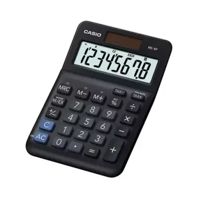 Casio MS-8F calculator Desktop Basic Black - Thumbnail 3