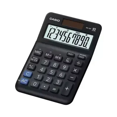Casio MS-10F calculator Desktop Basic Black - Thumbnail 3