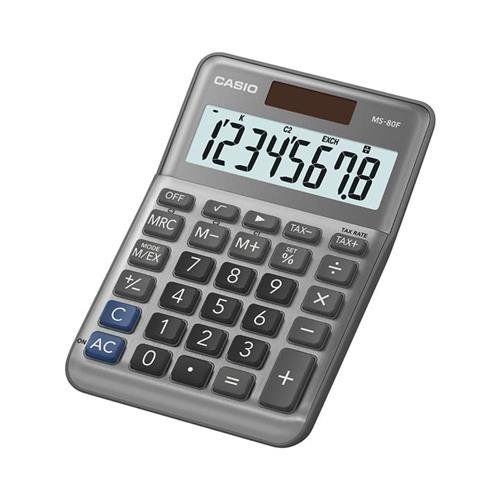 Casio MS-80F calculator Desktop Basic Grey - Image 1