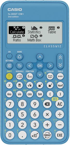 Casio FX-83GTCW+ Scientific Calculator Blue