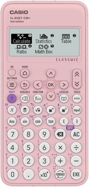 Casio FX-83GTCW+ Scientific Calculator Pink