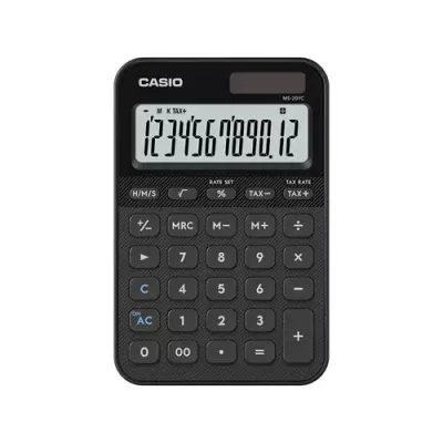 Casio MS-20YC calculator Desktop Basic Black