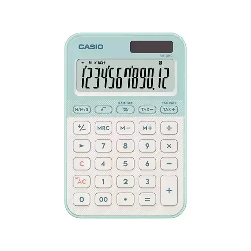 Casio MS-20YC calculator Desktop Basic Light Green - Image 1