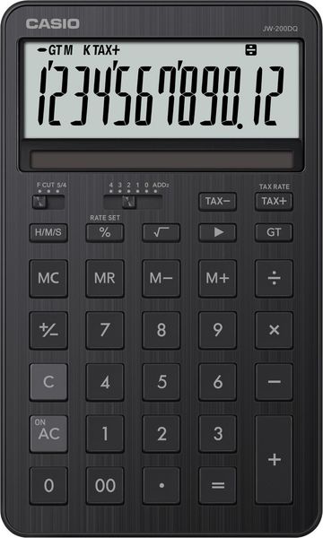 Casio JW-200DQ calculator Desktop Basic Black