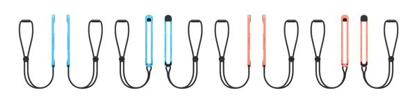 Nintendo Joy-Con 2 Straps (set of 2) Light Blue / Light Red