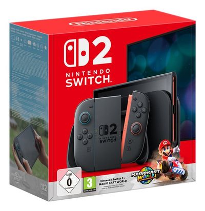 Nintendo Switch 2 + Mario Kart World Bundle portable game console 20.1