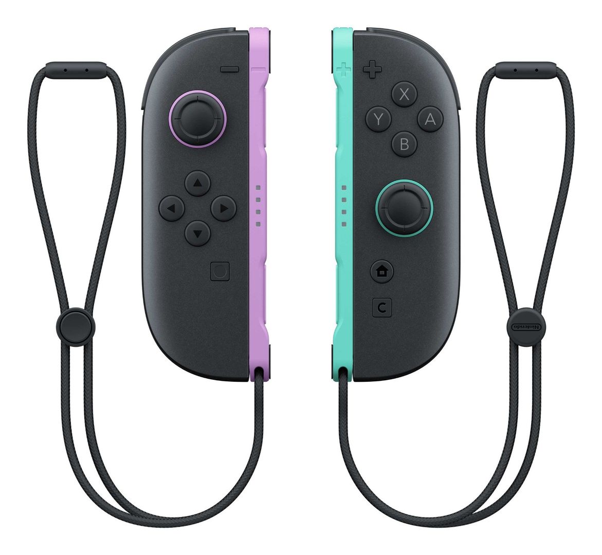 Nintendo Joy-Con 2 Pair Light Purple/Light Green - Image 1