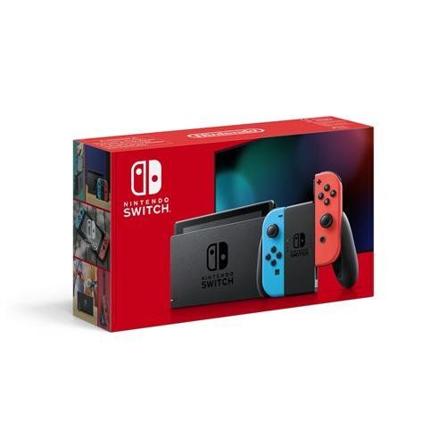 Nintendo Switch - Neon Red and Blue - Image 1