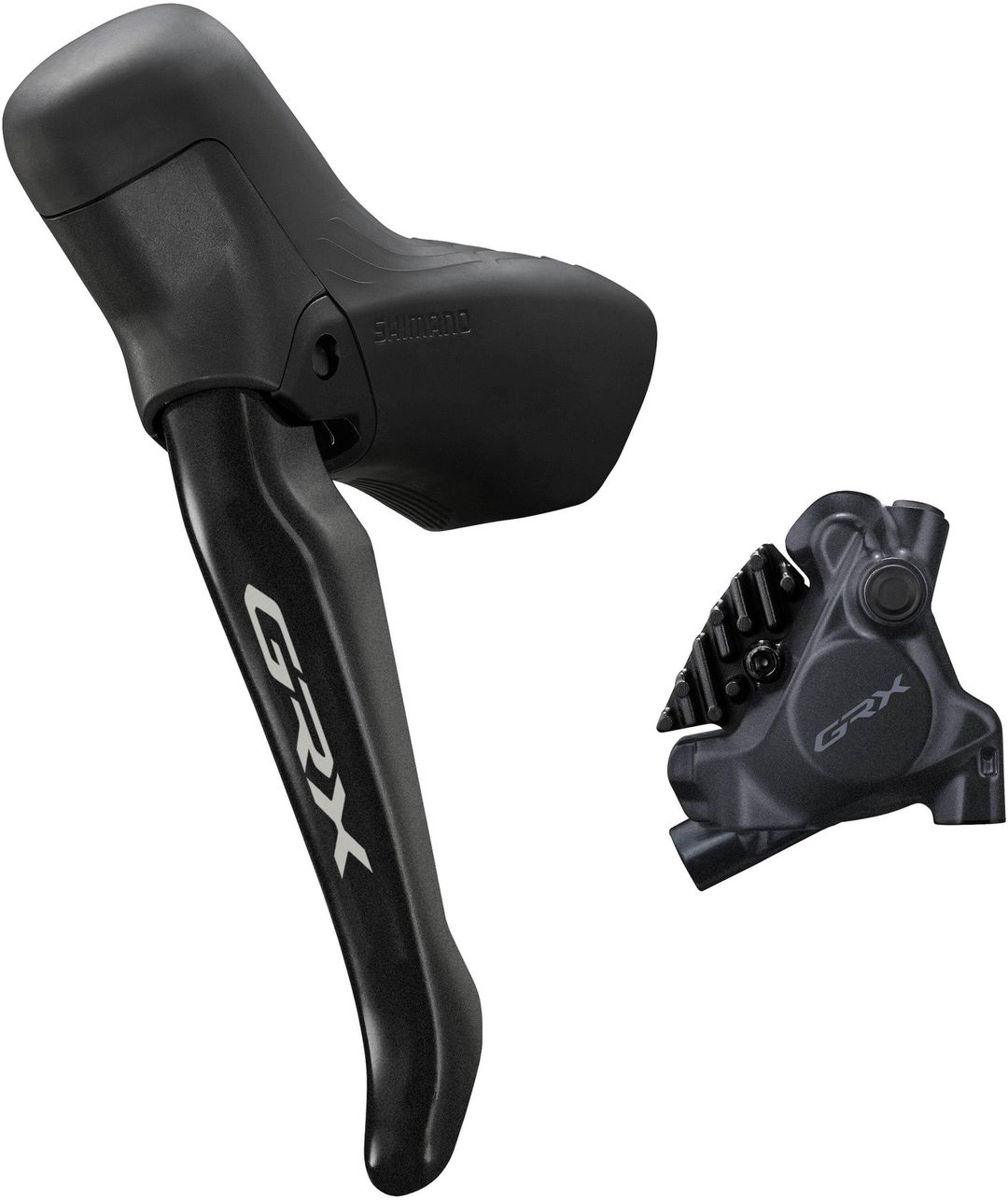 Shimano GRX BL-RS717/BR-RX410 bled hydraulic disc brake lever LH rear - Image 1