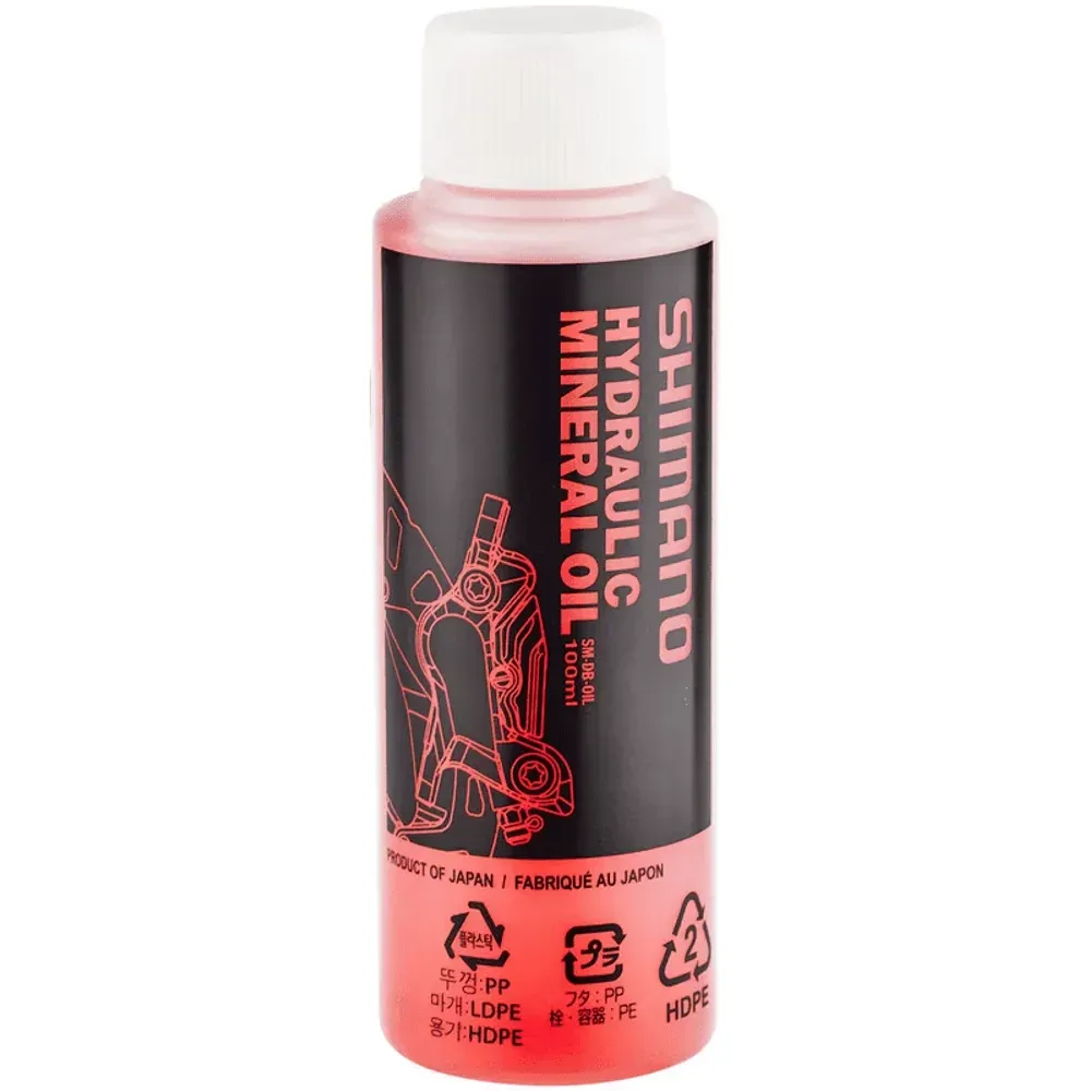 Shimano Disc Brake Mineral Oil 100ml Red - Image 1
