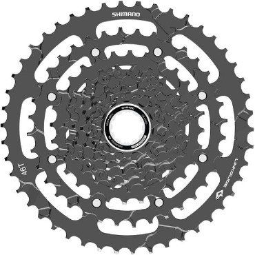 Shimano CS-LG400-9 CUES Link Glide 9-Speed Cassette - 11-46T