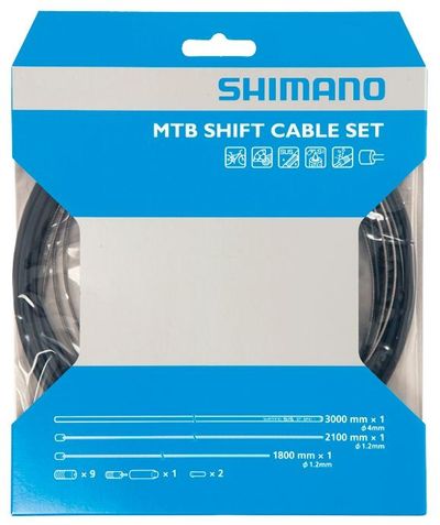Shimano MTB Gear Cable Set With Stainless Steel Inner Wire - Thumbnail 2