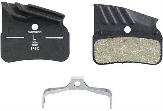 Shimano N03A Resin Disc Brake Pads - With Cooling Fins