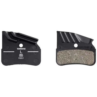 Shimano N03A Resin Disc Brake Pads - With Cooling Fins - Thumbnail 2