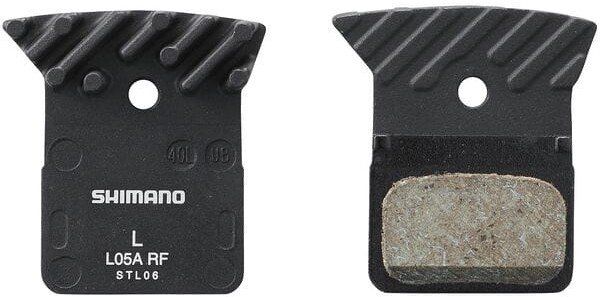 Shimano L05A-RF Resin Disc Brake Pads - With Cooling Fins - Image 1