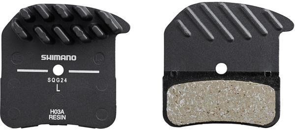 Shimano H03A Resin Disc Brake Pads - With Cooling Fins