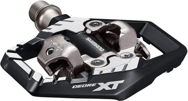 Shimano PD-M8120 Deore XT Trail Wide SPD Pedal - Black,silver