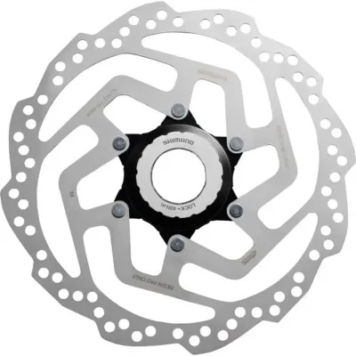 Shimano SM-RT10 Tourney TX Centre Lock Disc Rotor For Resin Pad Only 160mm Silver