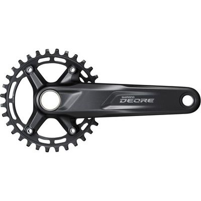 Shimano FC-M5100 Deore Chainset 10/11 Speed 52mm Chainline 32T 170mm Black - Thumbnail 2