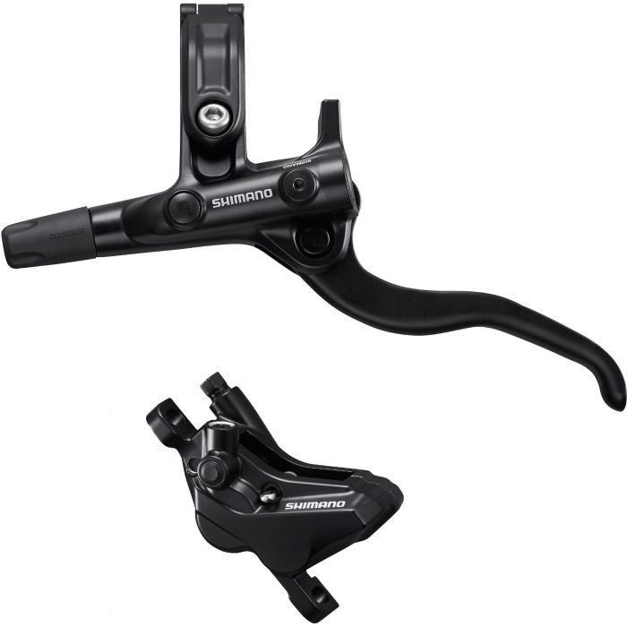 Shimano BR-MT420/BL-M4100 Deore bled brake lever/post mount 4 pot calliper - Image 1