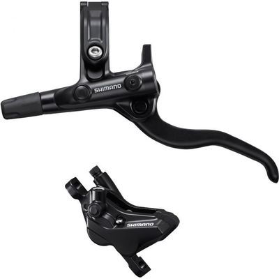 Shimano BR-MT420/BL-M4100 Deore bled brake lever/post mount 4 pot calliper
