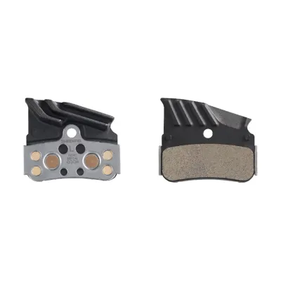 Shimano N04C Sintered Disc Brake Pads - With Cooling Fins - Thumbnail 2