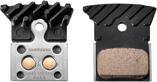 Shimano L04C Sintered Disc Brake Pads - With Cooling Fins