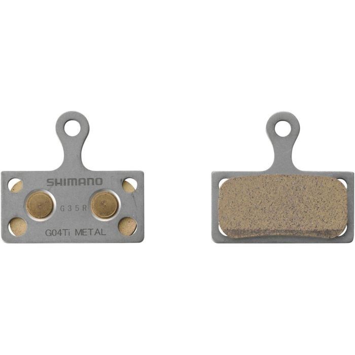 Shimano G04TI Sintered Disc Brake Pads - Titanium Back Plate - Image 1