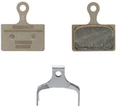 Shimano K05TI-RX Disc Pads and Spring with Resin Braking