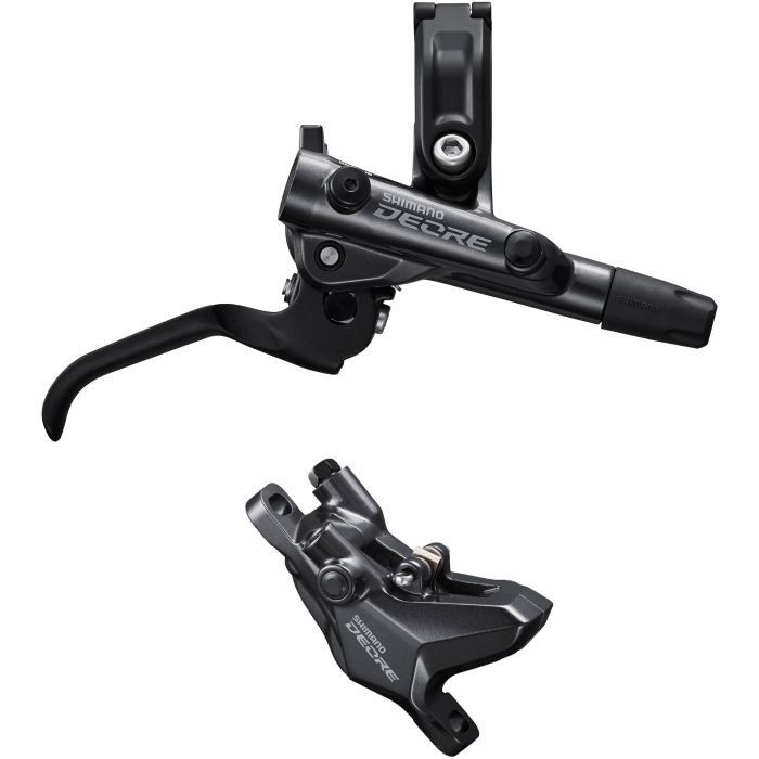 Shimano Deore BR-M6100 Complete Disc Brake 2 pot Post Mount calliper BL-M6100 Lever - Image 1