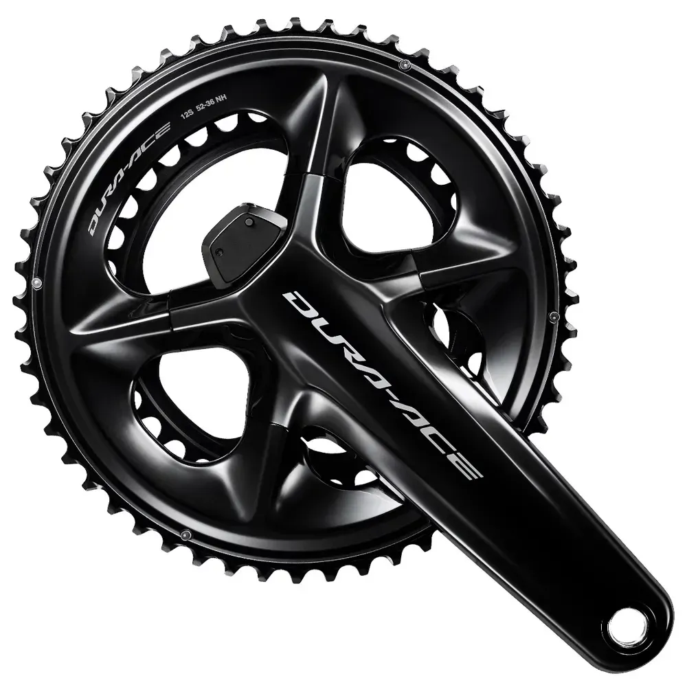 Shimano Dura-Ace FC-R9200-P 12-Speed Double Power Meter Chainset Black - Image 1