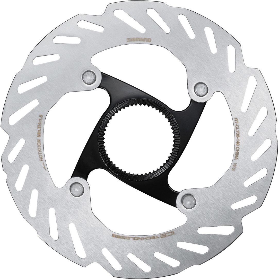 Shimano RT-CL700 Ice Tech Rotor Center Lock with External Lockring - Image 1