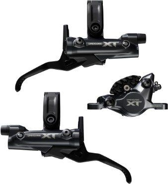 Shimano BR-M8200/BL-M8200 XT 2 Pot Front & Rear Brake Set
