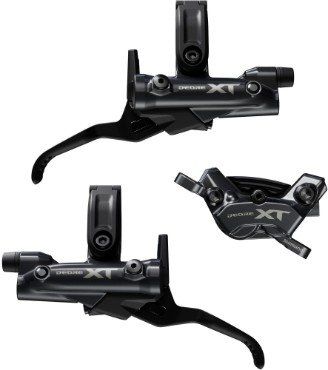 Shimano BR-M8220/BL-M8200 XT 4 Pot Bled Brake Levers and Callipers
